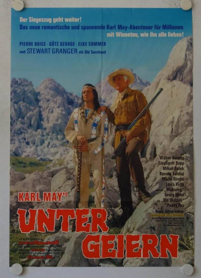 Winnetou - Frontier Hellcat original release german movie poster